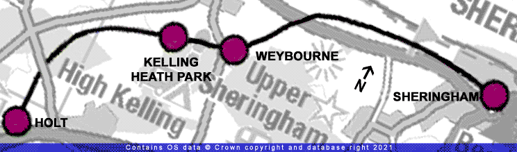 North Norfolk Railway Map