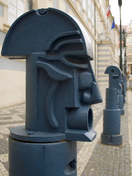 Bollards,Maltézské náměstí,Maltezske namesti,Malá Strana,Mala Strana,Lesser Quarter,Lesser Town,Prague,Praha