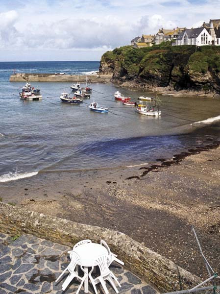 Port Isaac,Harbour,Patio
